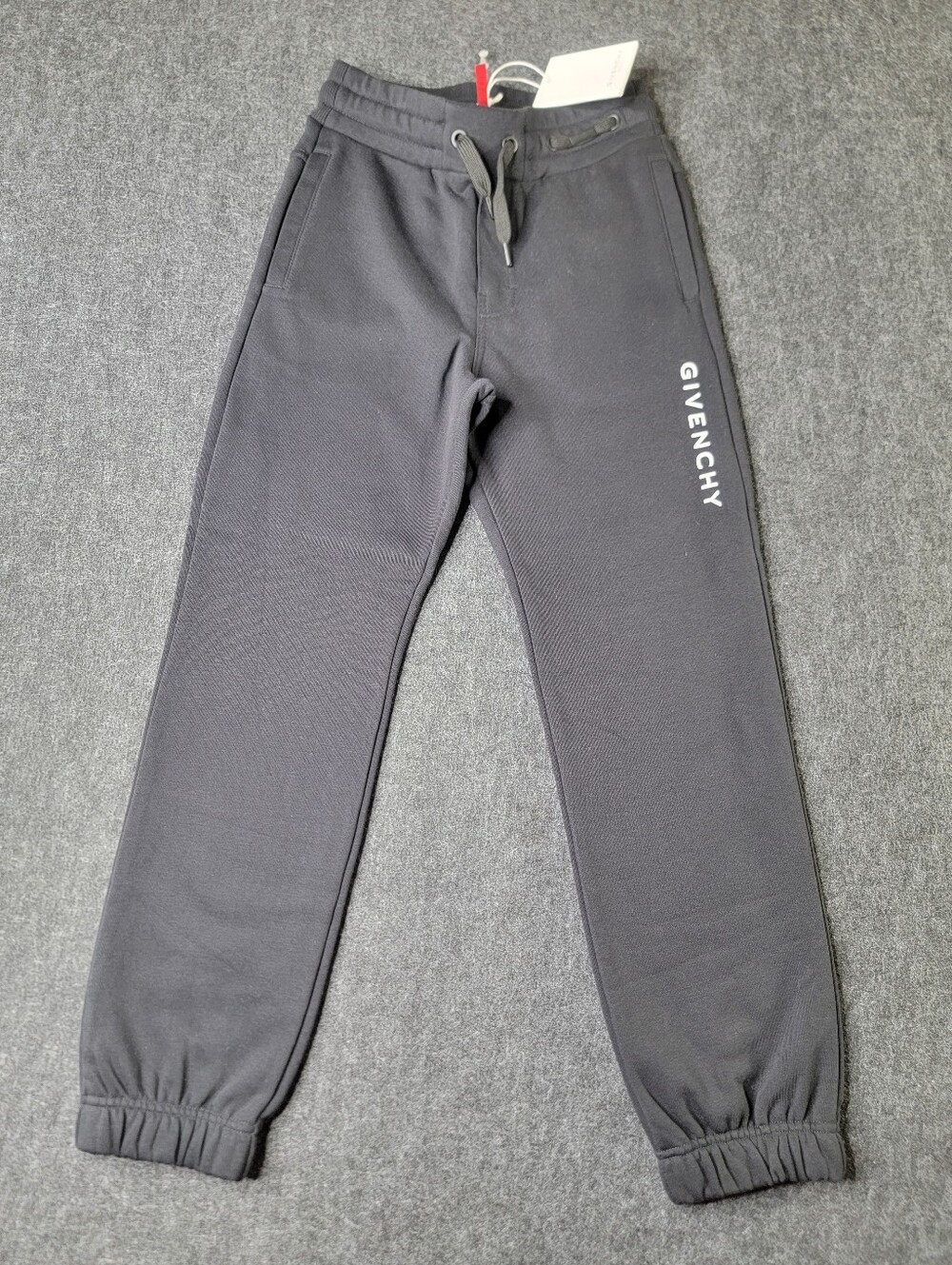Givenchy Paris Kid's Black White Joggers Sweatpants Size 10 100% Authentic New